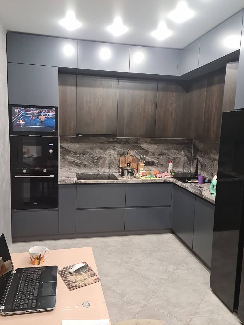 AVS240WS 23.8" Black Frame Compact Cabinet Door Smart TV