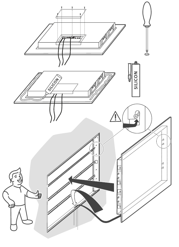 installation of AVEL TV