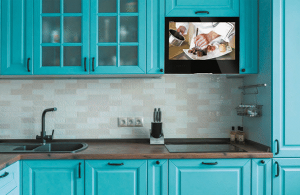 Kitchen Cabinet Televisions save space in your kitchen