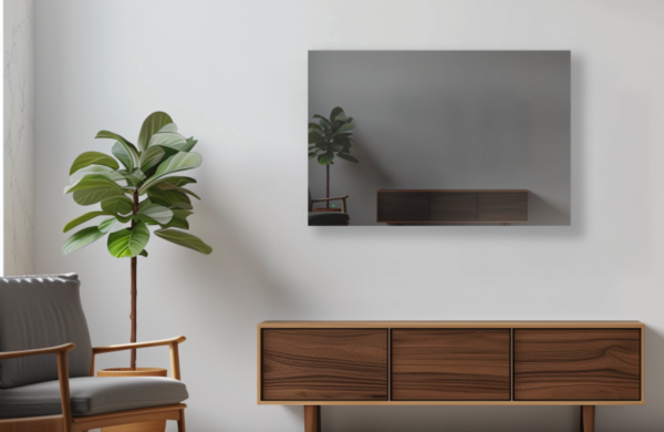 A Magic Mirror Television replaces your old TV and opens up the room
