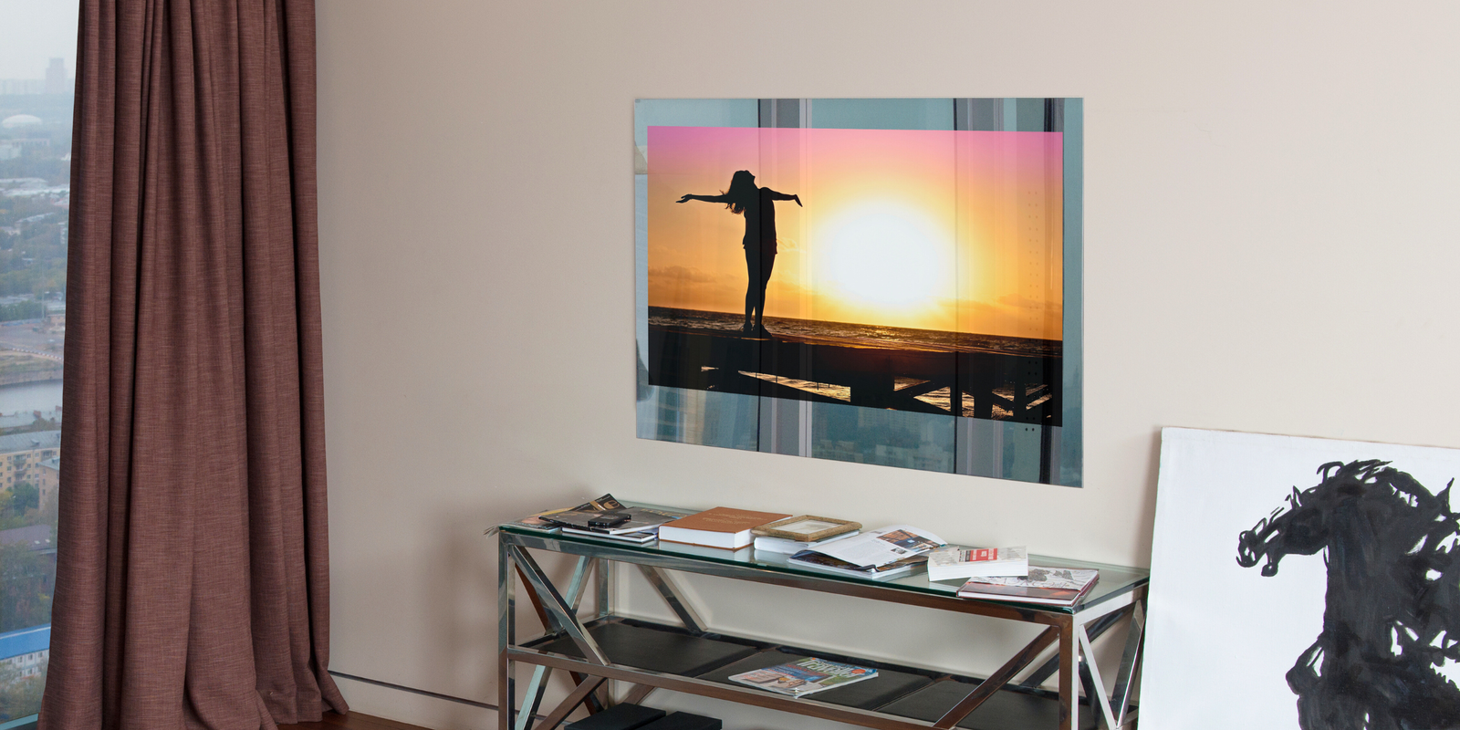 In-wall Magic Mirror Television