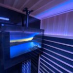 Sauna TV ceiling mount