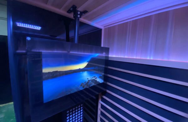 Sauna TV ceiling mount