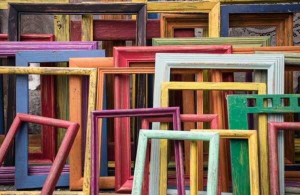 colored picture frames