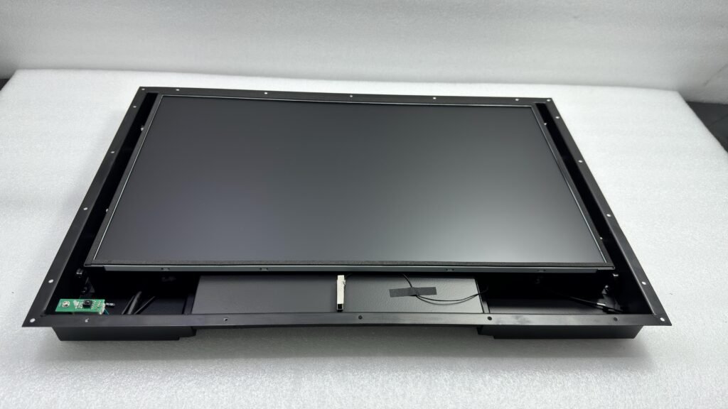 Magic Mirror TV assembly