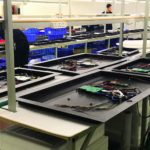 An image of the interior of the Parallel AV TV factory