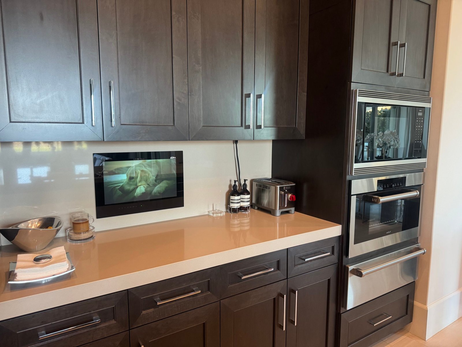 Custom in wall TV
