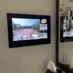 Bathroom custom designed television