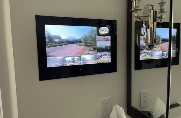 Bathroom custom designed television