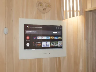 Sauna TV White
